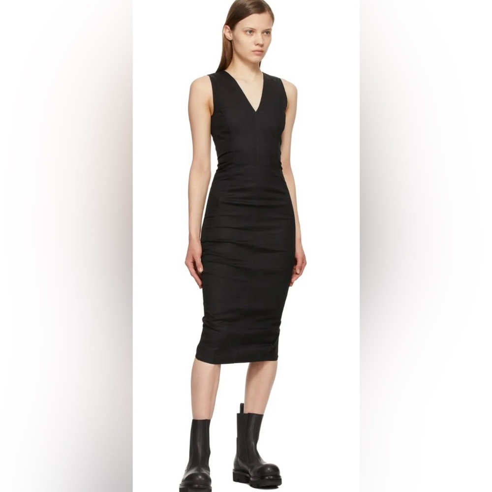 Rick Owens Black Midi Dress